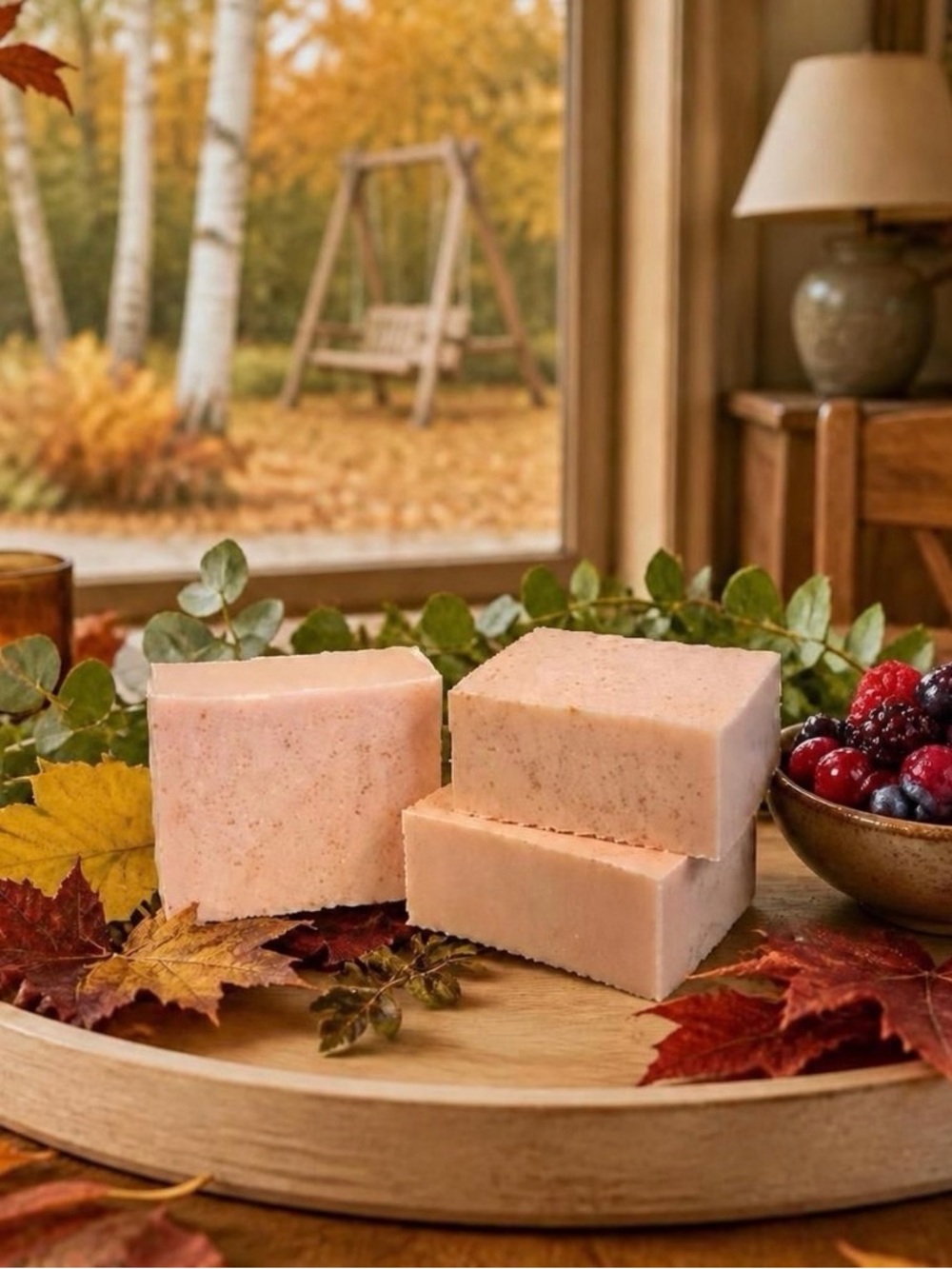 Oatmeal Shea Butter Blend Soap Orchid & Vine Fresh Foraged Berries